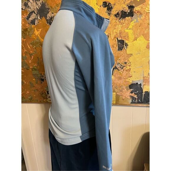 The North Face Womens Flight Series Large Jacket Blue Zip Front TKA Stretch - Picture 6 of 11